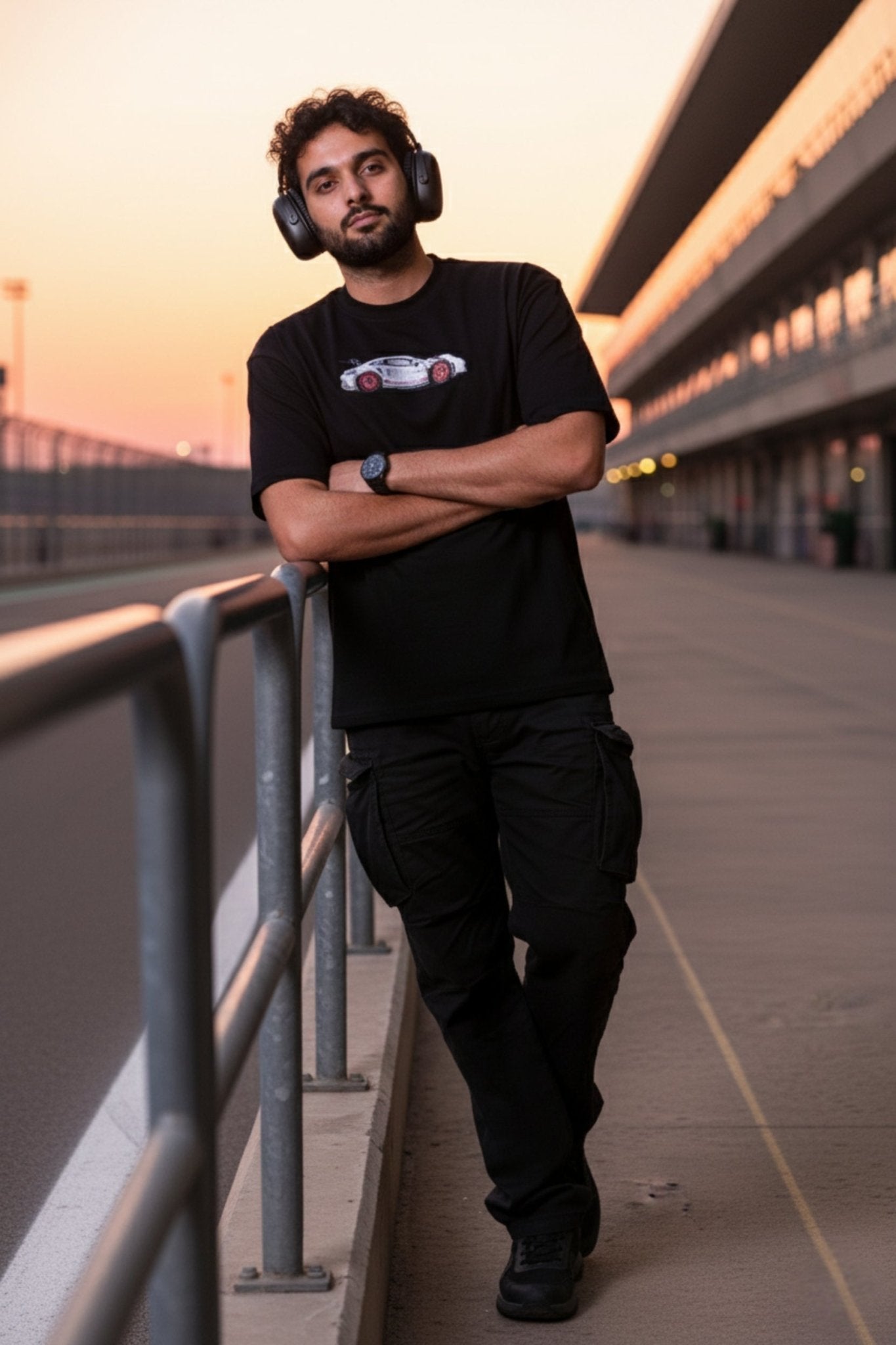 Porsche Embroidered Oversized T-Shirt